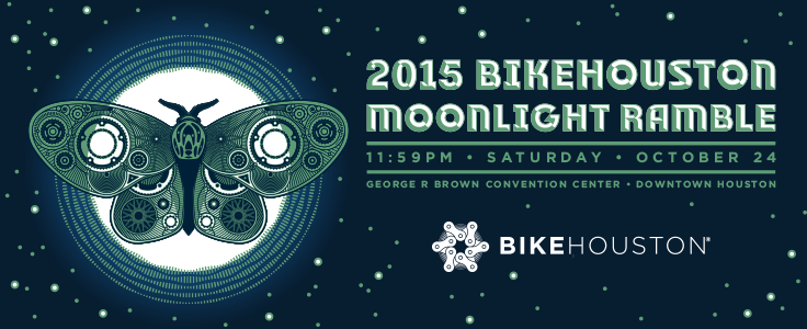 BikeHouston's Moonlight Ramble to Roll Through East End Houston