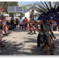 Video: Danza Azteca Taxcayolotl Entertains at 2015 East End Street Fest