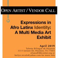 Open Artist/Vendor Call: Expressions in Afro Latinx Identity: A Multimedia Art Exhibit