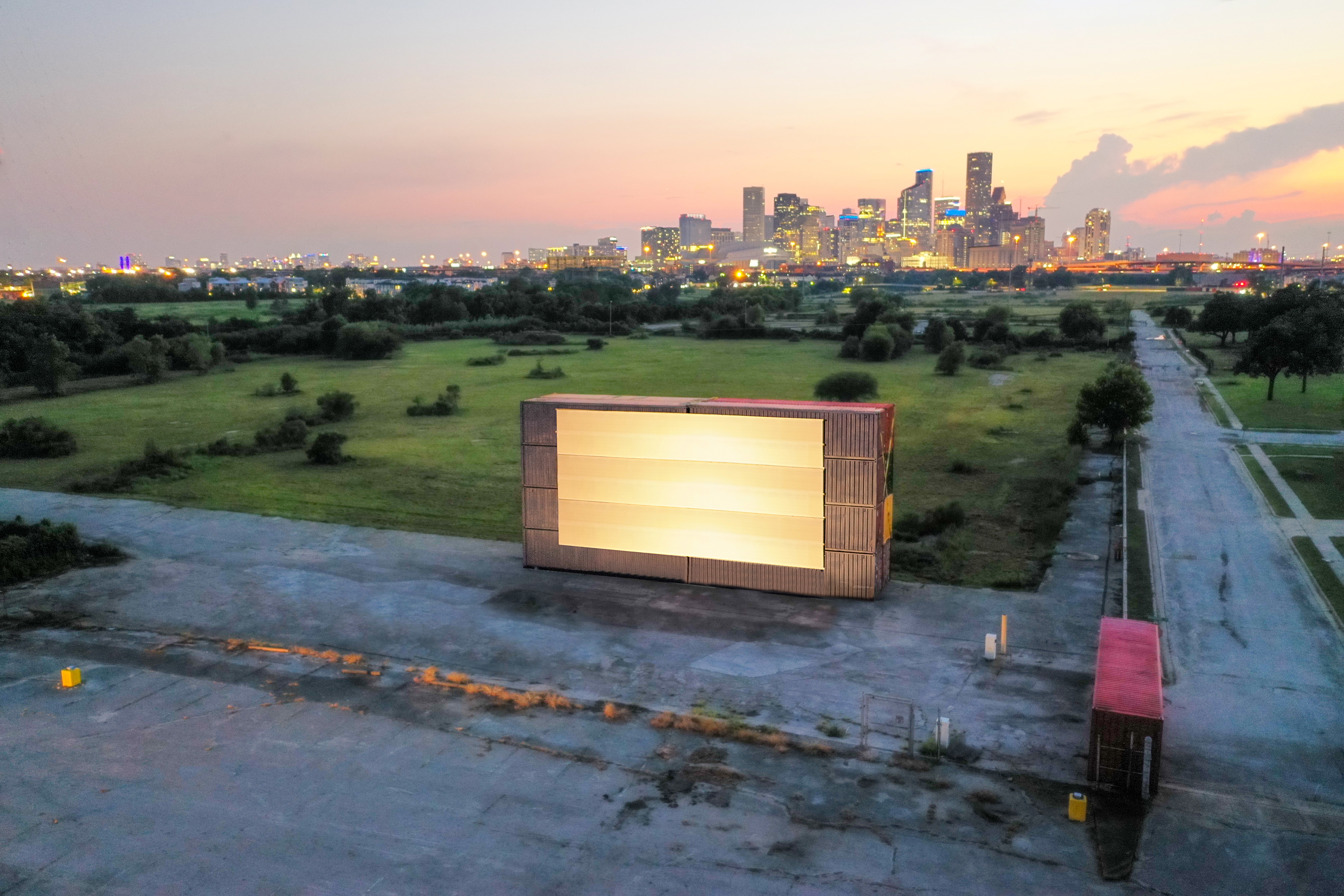 Moonstruck Drive-In Cinema at East River To Debut Contactless Entertainment Experience in East End Houston
