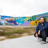Houston-Themed Mural Installed on Midway’s East River Site in East End Houston